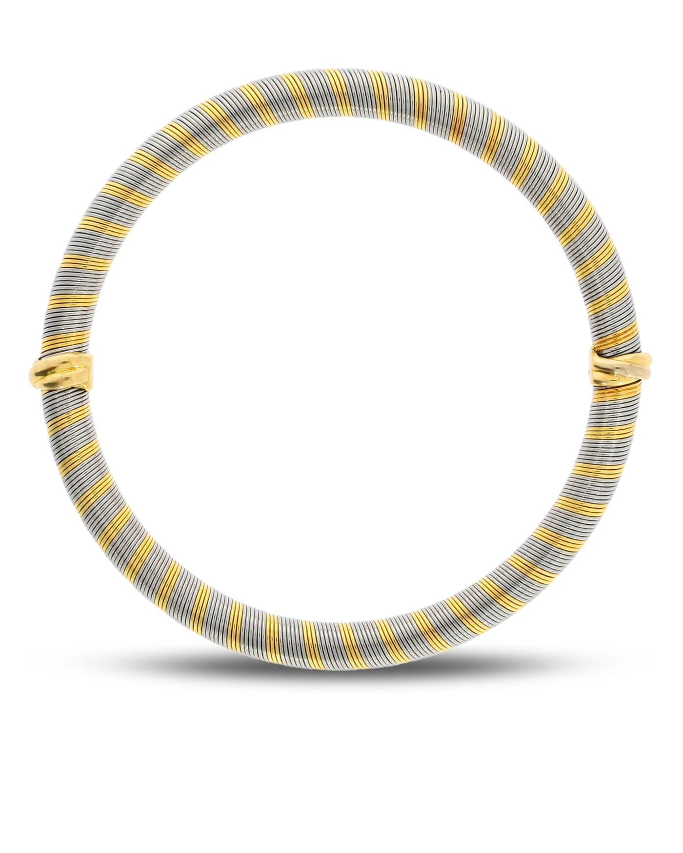 Armreif – CARTIER Stahl, Gelbgold