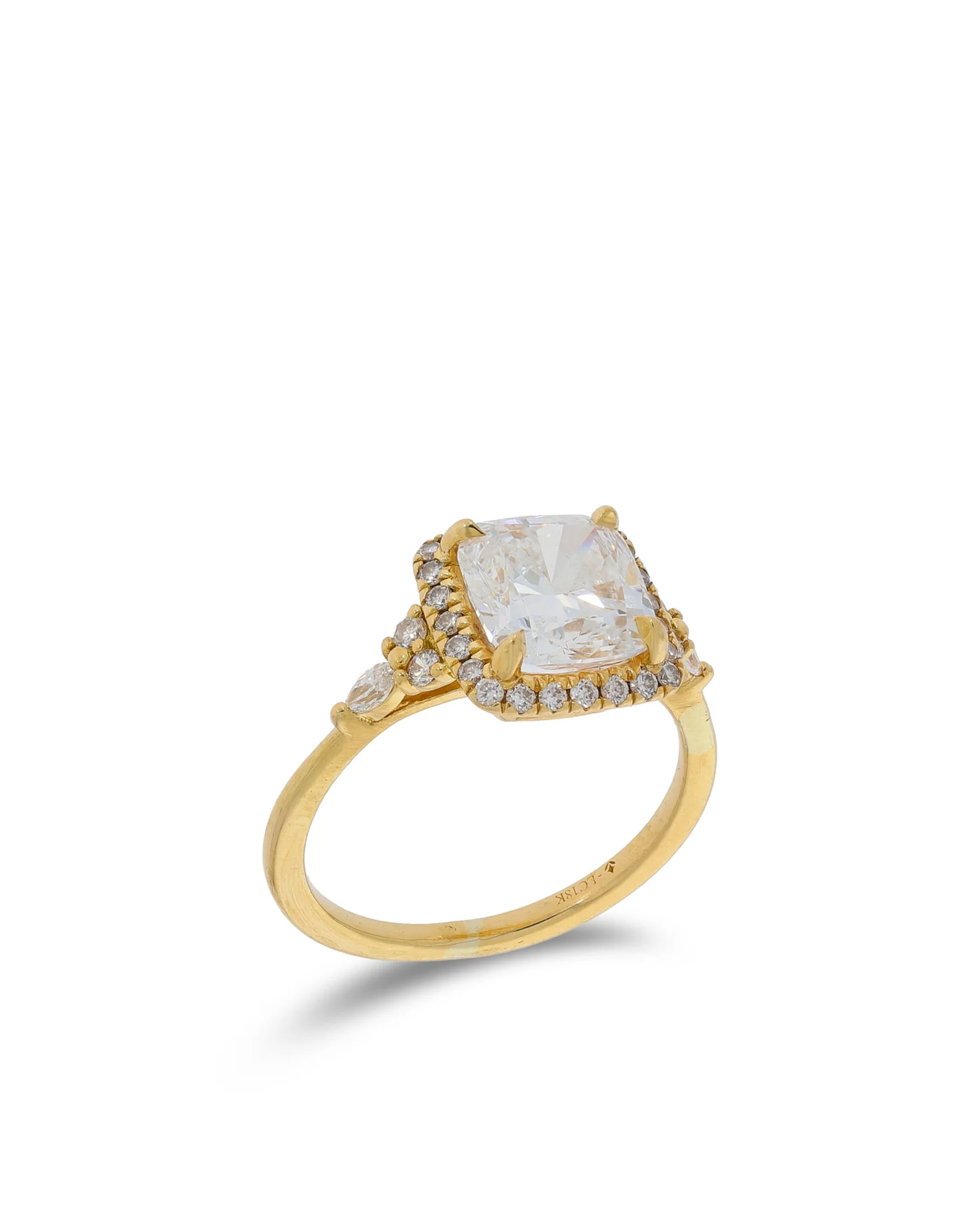 Damenring - Gelbgold mit Lab Diamond 2.02ct