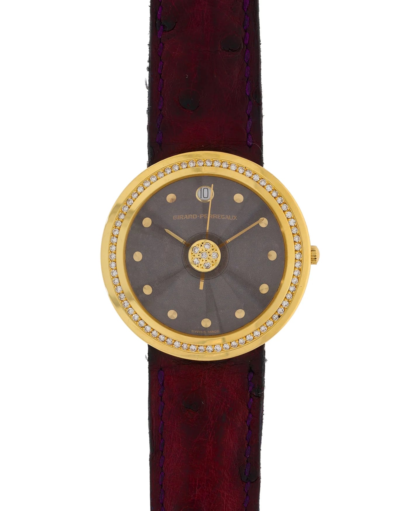 Damenuhr – GIRARD PERREGAUX Gelbgold mit Diamanten