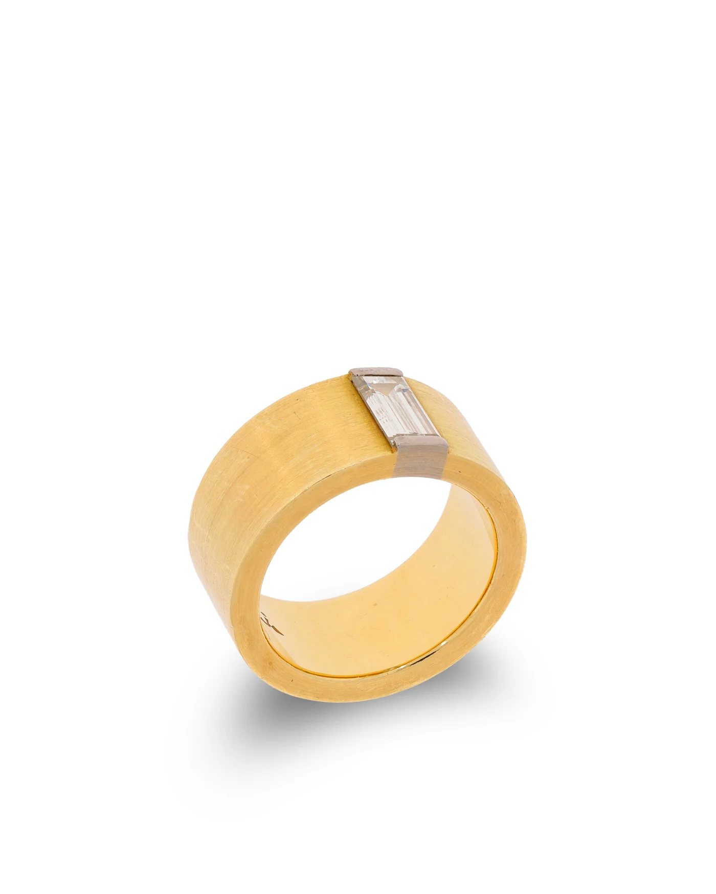 Damenring – Gelbgold mit Diamant 1.00ct (Designerstück by Jan Hofmann)