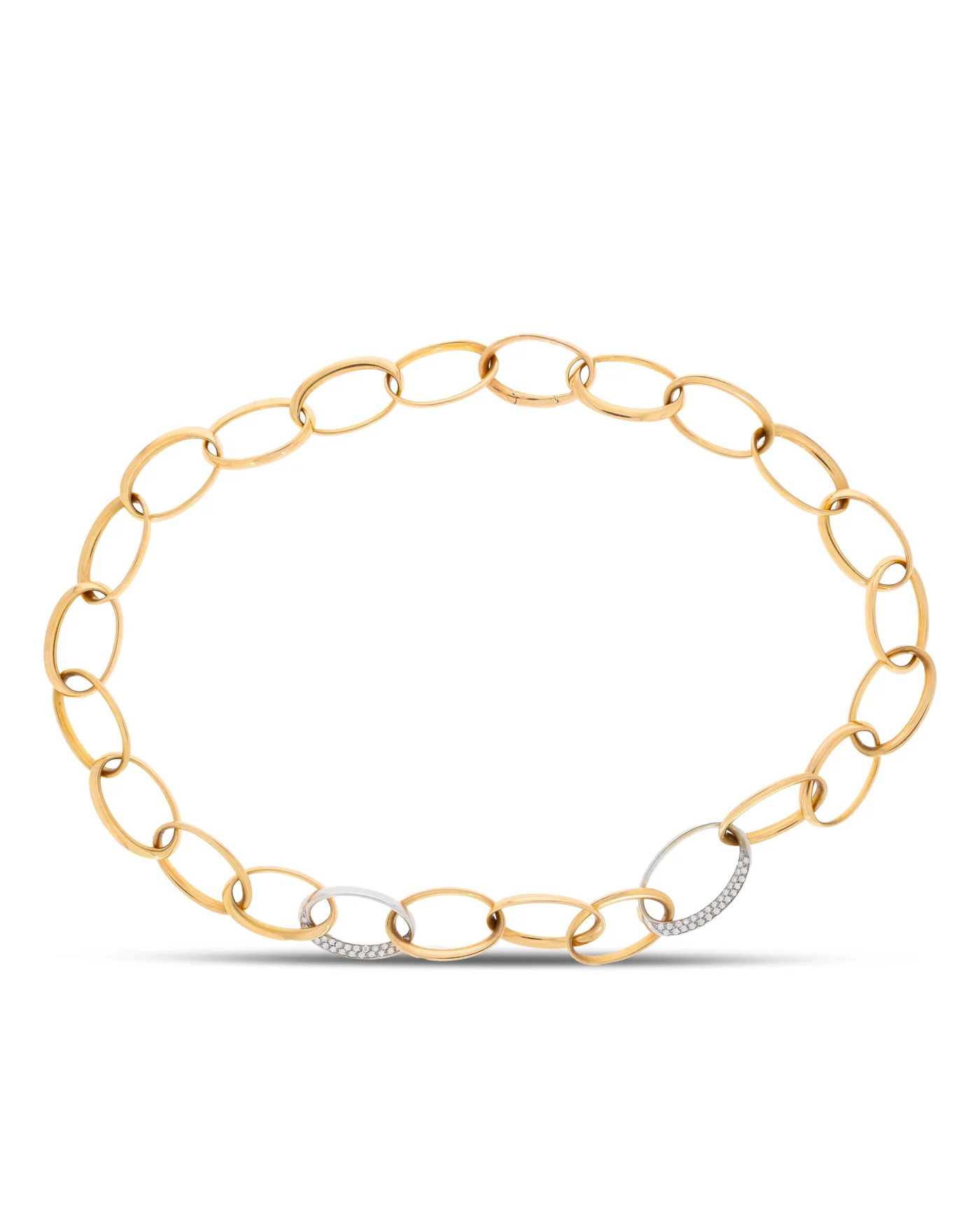 Collier – bicolor mit Diamanten 1.81ct