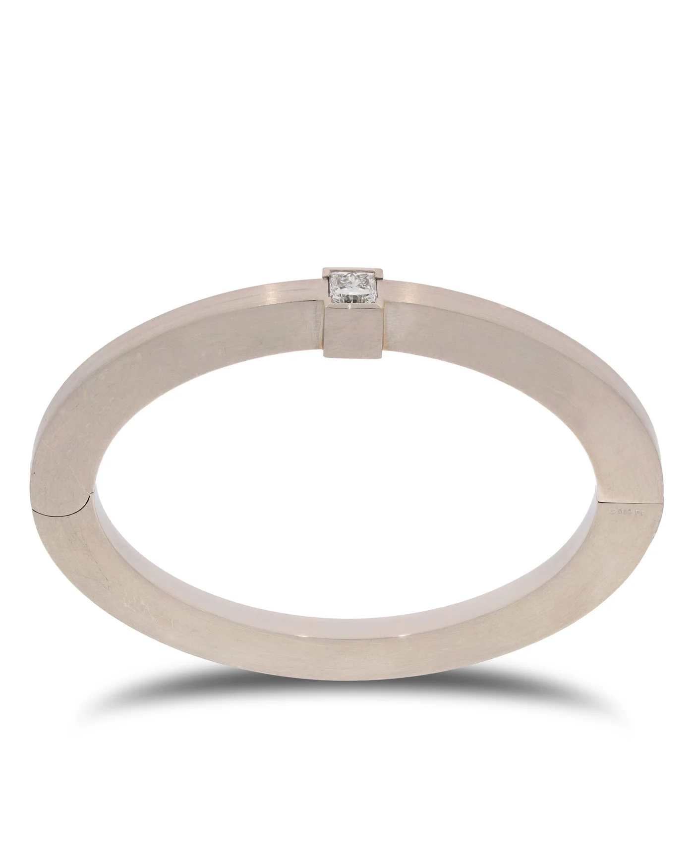 Armreif - Platin mit Diamant 1.02ct