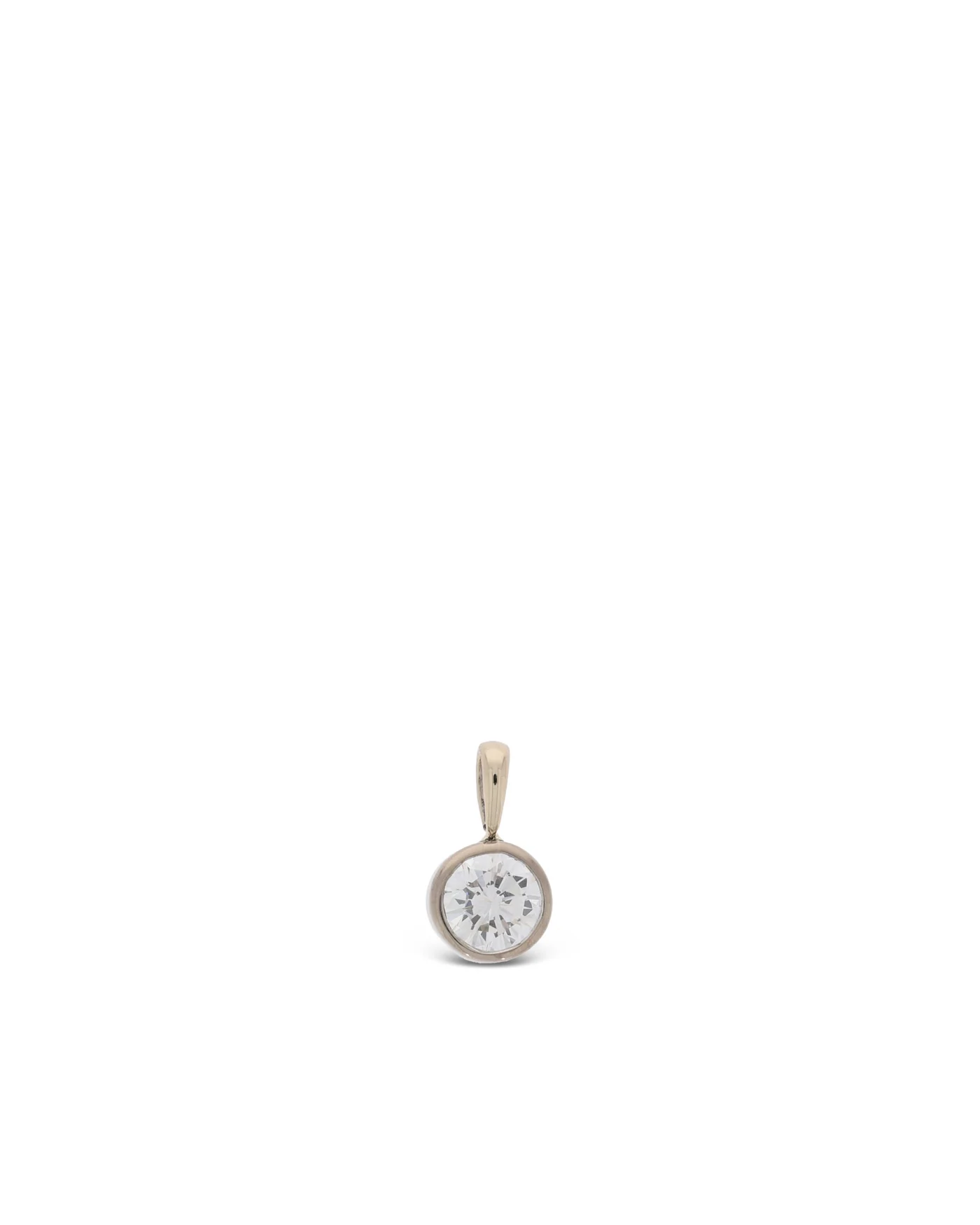 Anhänger - Weissgold mit Diamant von ca. 0.90ct