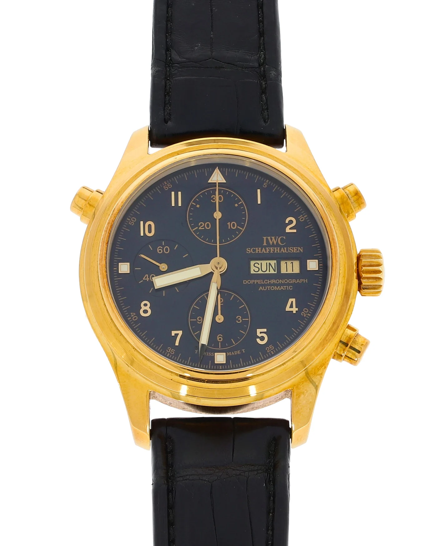 Herrenuhr - IWC Fliegeruhr Doppelchronograph