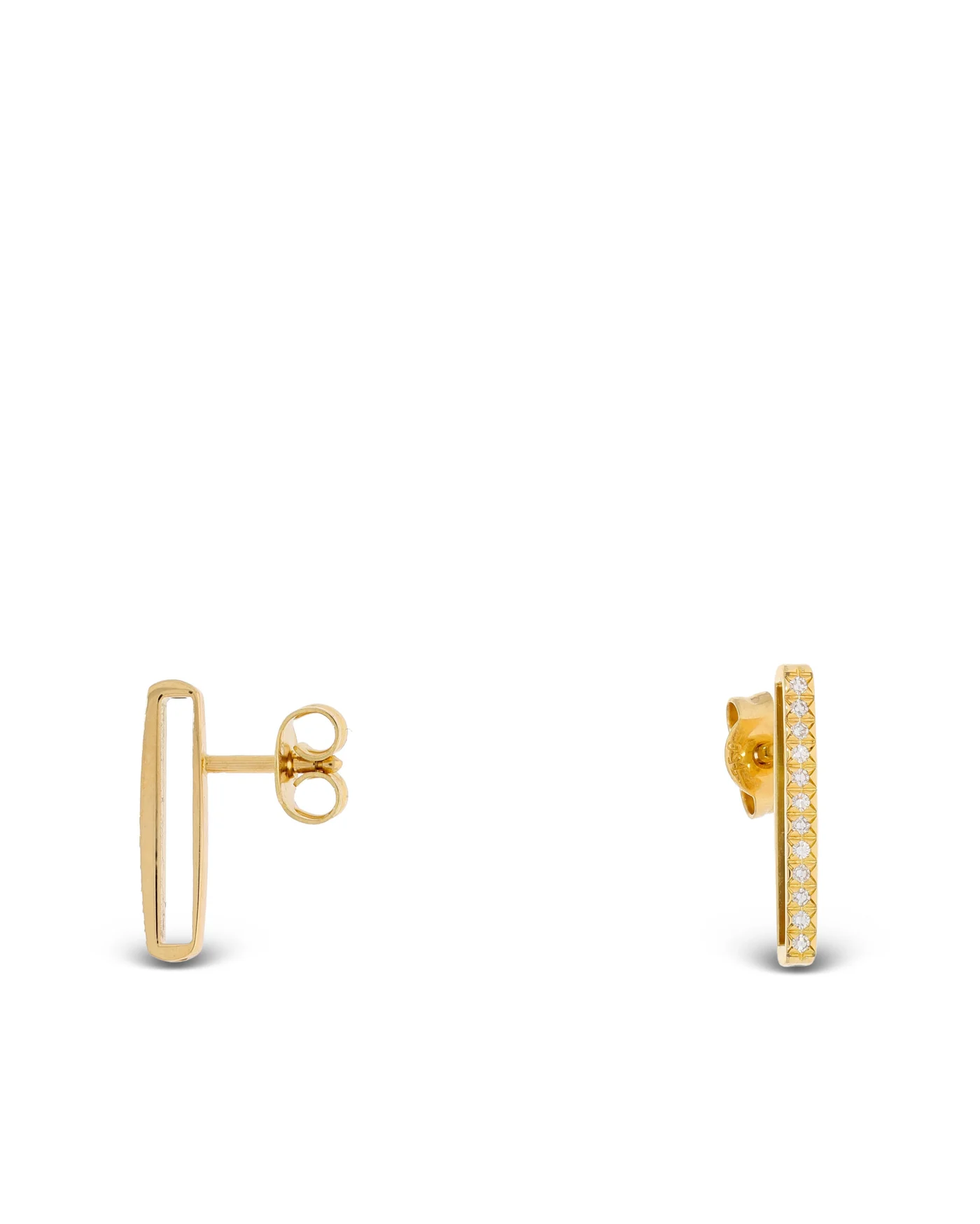 Ohrstecker – Gelbgold mit Diamanten 0.12ct