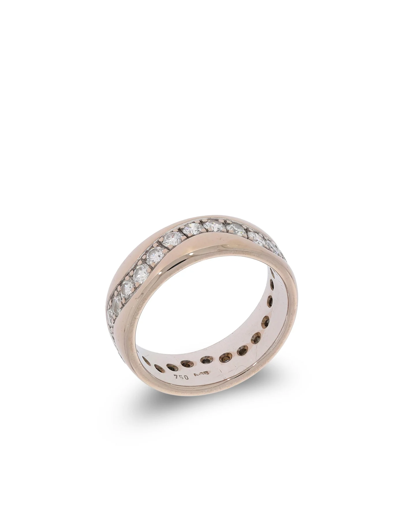 Damenring – Memoire Weissgold mit Diamanten 1.30ct