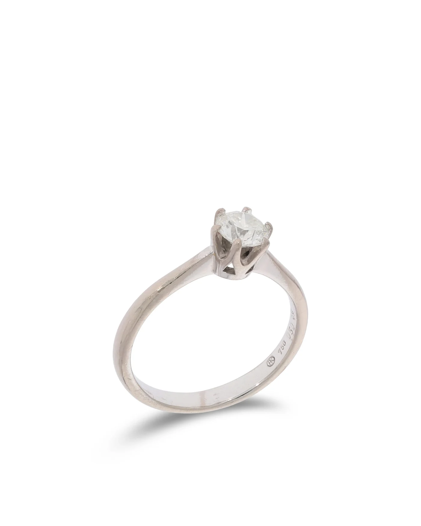 Damenring – KURZ Solitaire mit Diamant 0.50ct