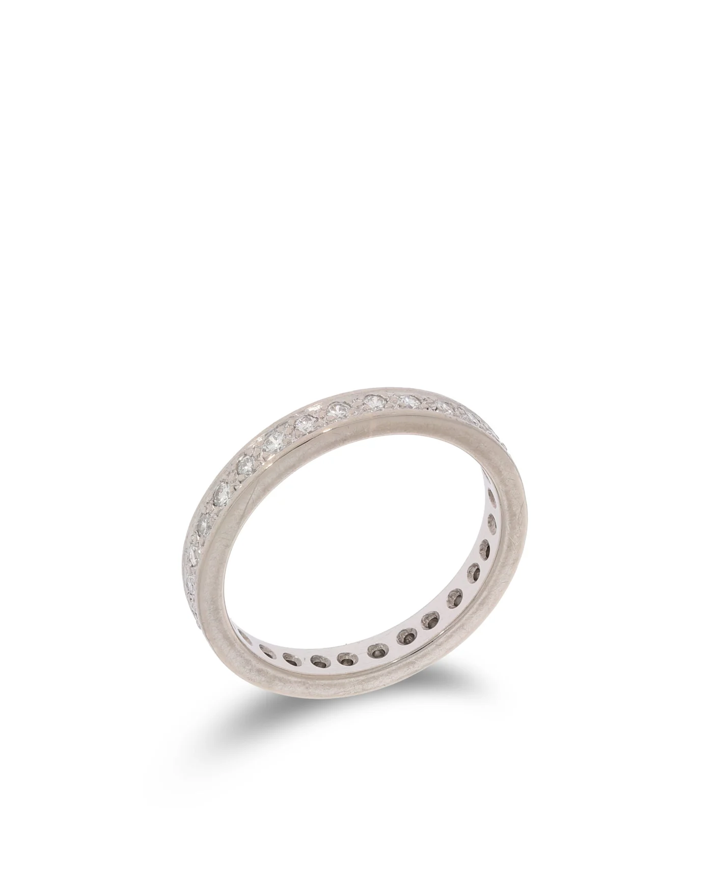 Damenring – Memoire Weissgold 0.58ct
