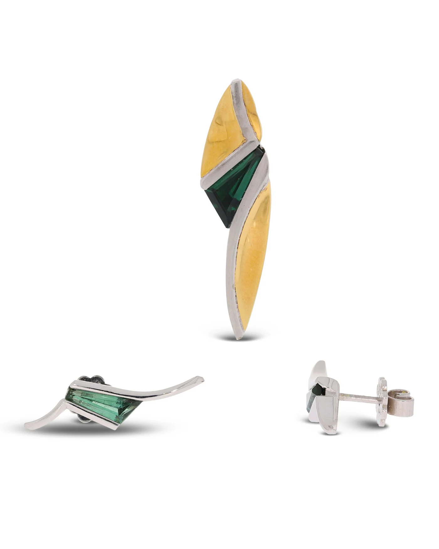 Set – Ohrstecker und Anhänger mit Turmalin