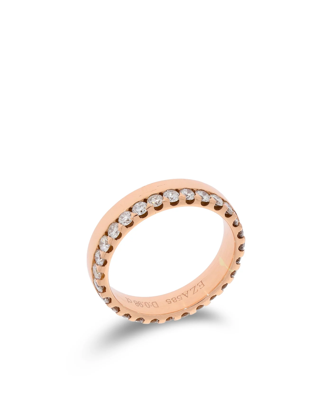 Damenring – Roségold mit Diamanten 0.98ct