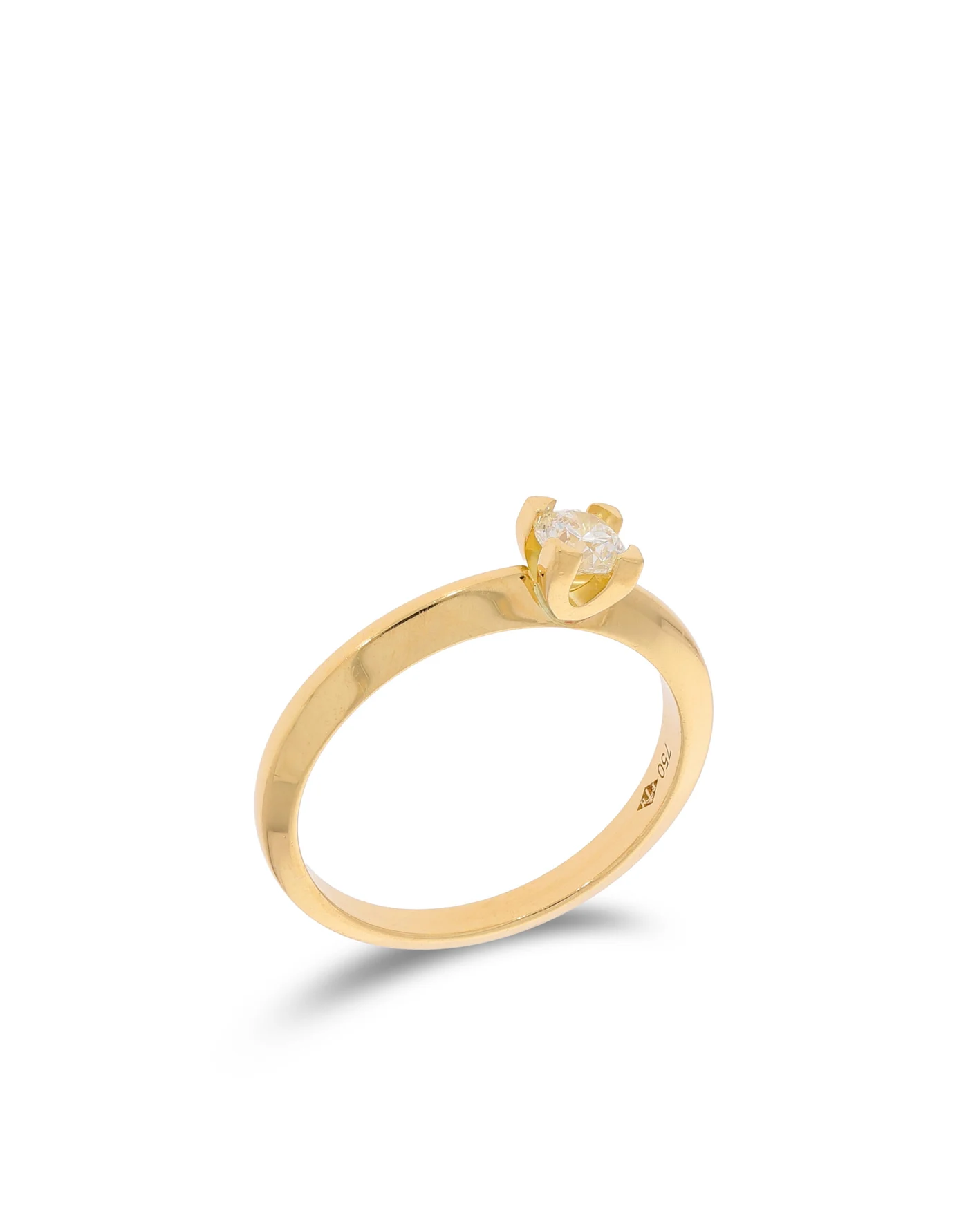 Damenring – Solitaire Gelbgold ca. 0.27ct