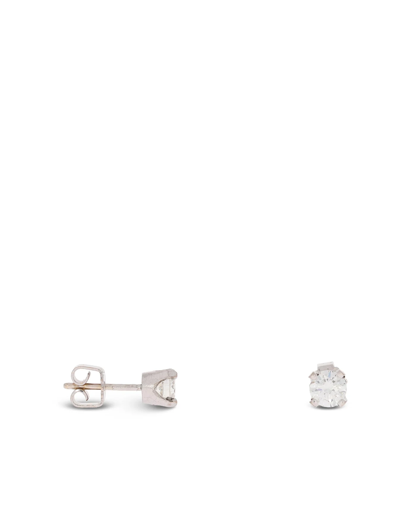 Ohrstecker – Solitaire Weissgold 0.70ct