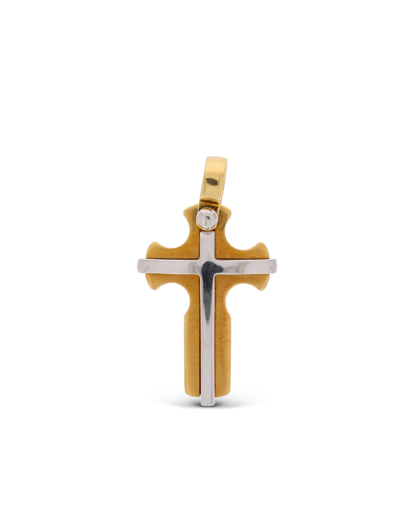 Kreuz-Anhänger - bicolor