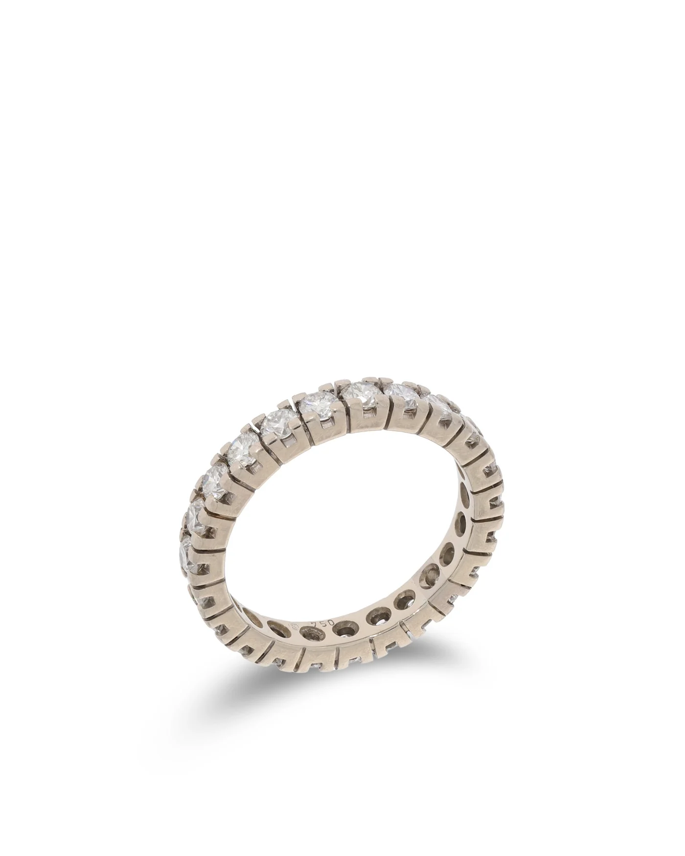 Damenring - Memoire Weissgold mit Diamanten 1.84ct