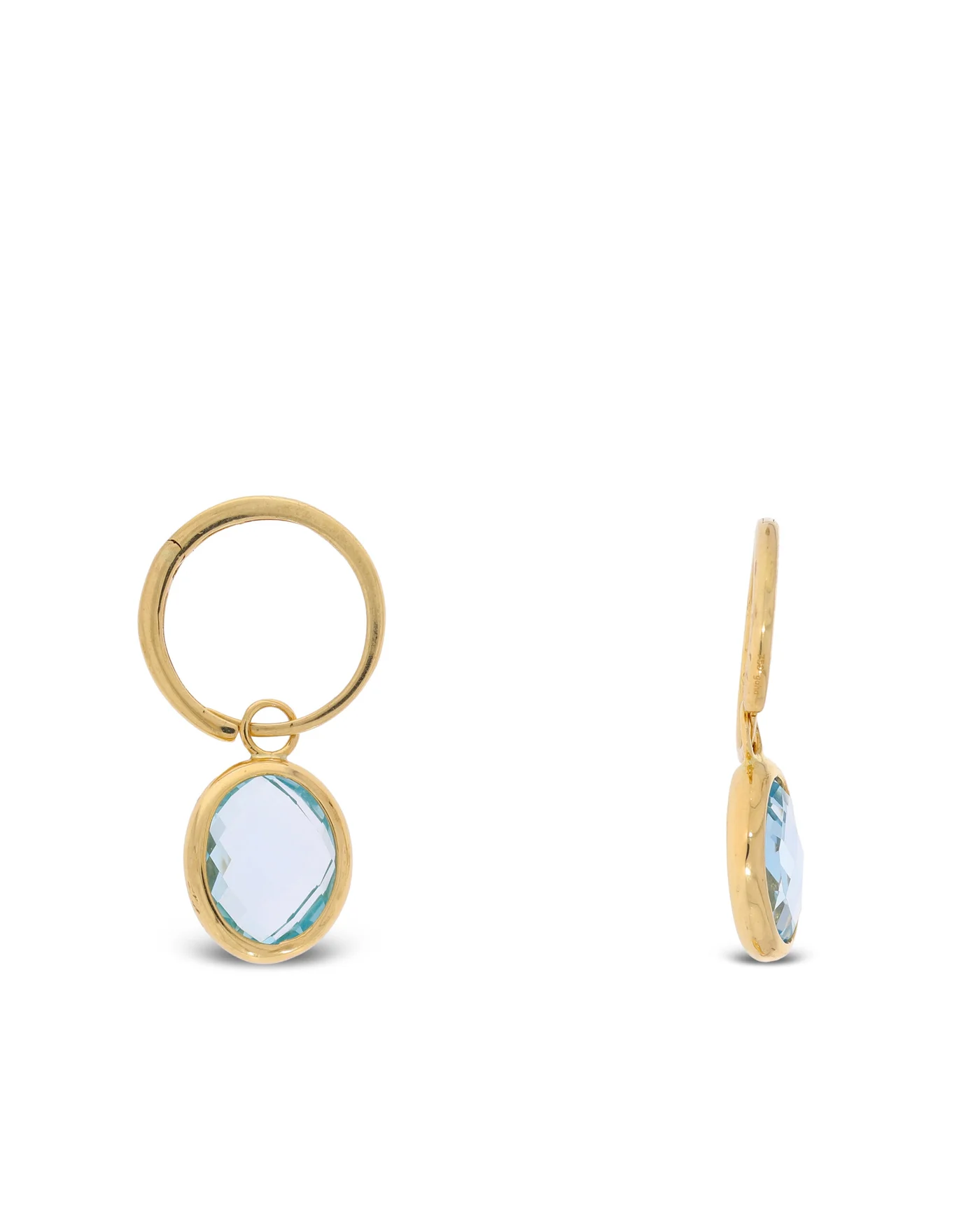 Ohrhänger – Gelbgold mit Topas