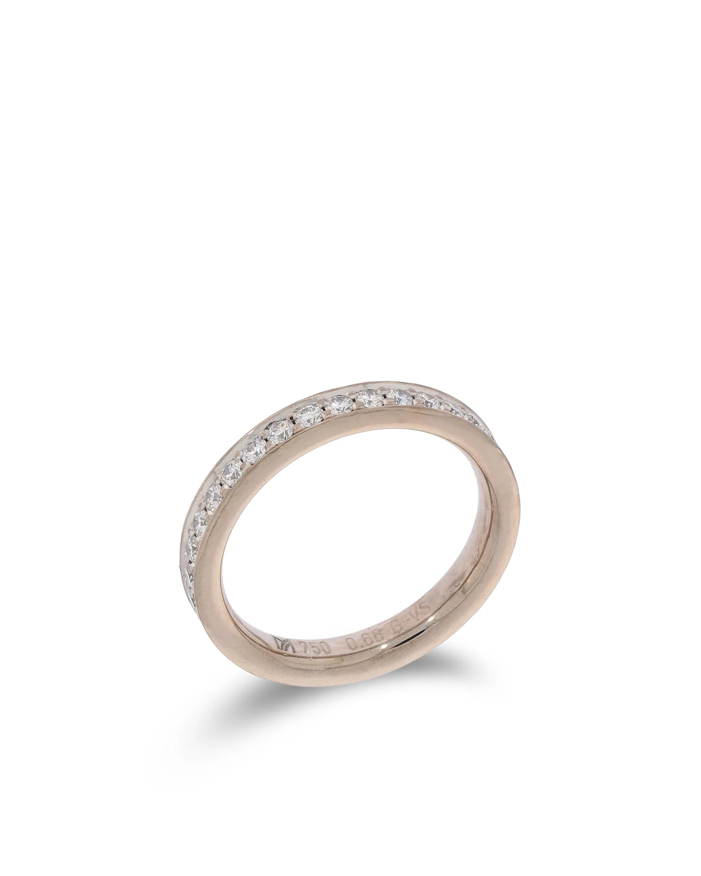 Damenring - MEISTER Memoire Weissgold 0.66ct