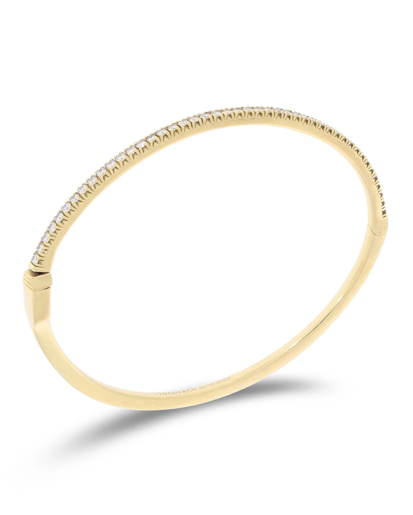 Klappreif - TIFFANY&CO. Gelbgold Rivière 1.12ct