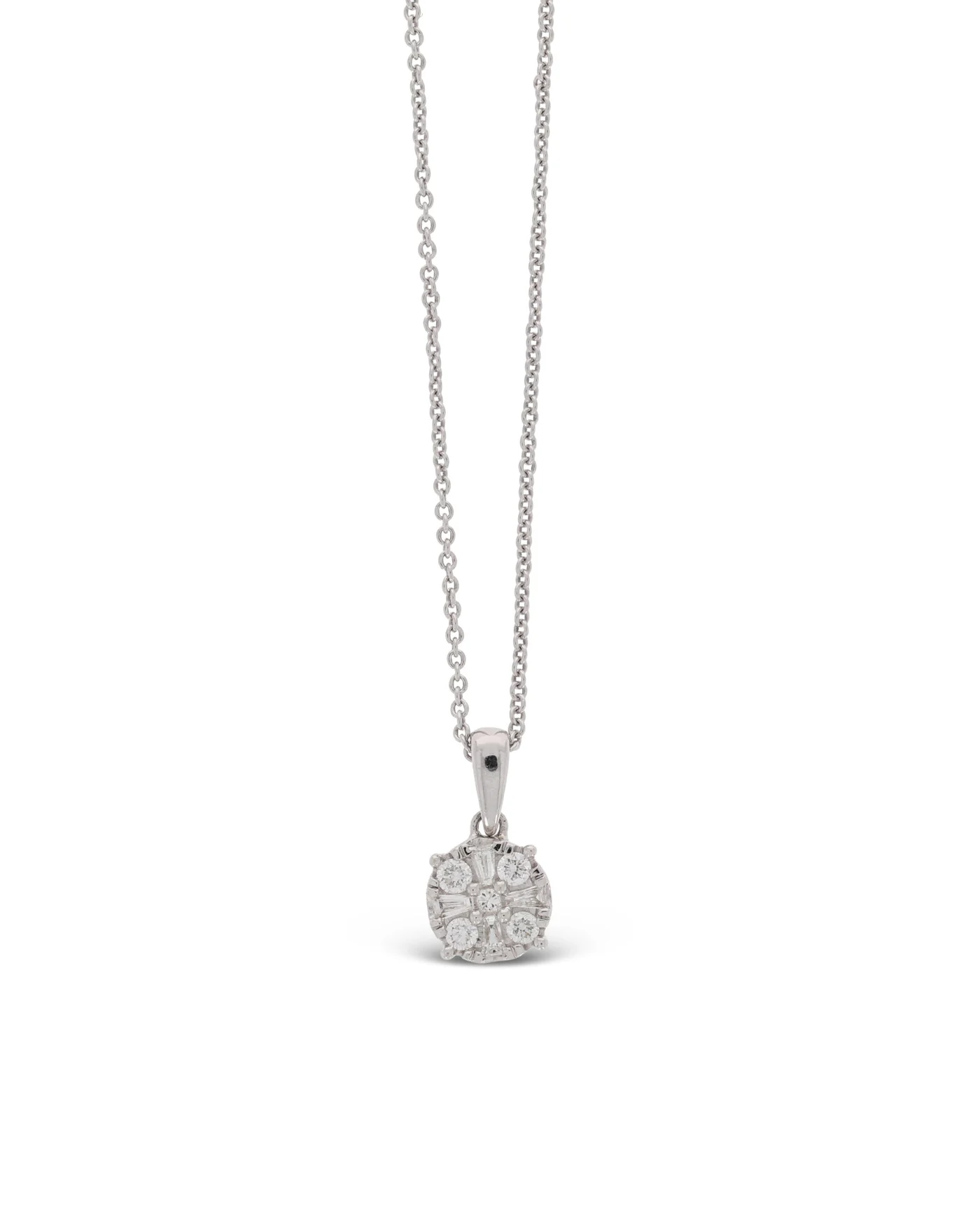 Halskette mit Anhänger - CHRIST Weissgold mit Diamanten 0.20ct