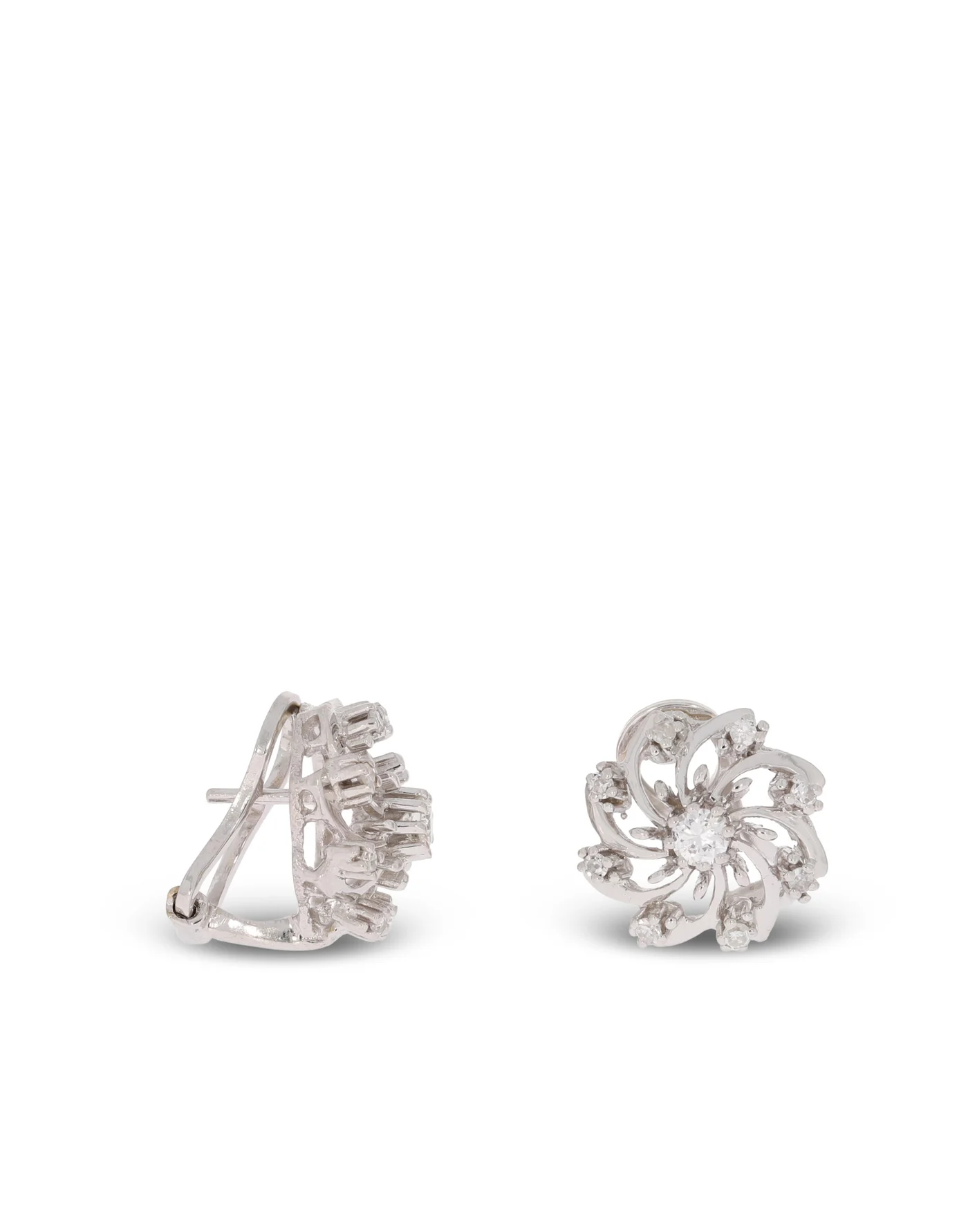 Ohrstecker – Weissgold mit Diamanten ca.0.42ct