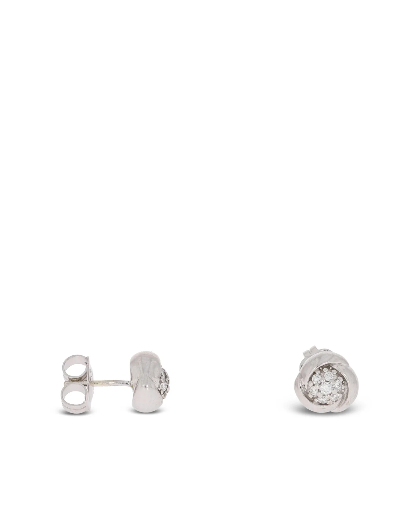 Ohrstecker – Weissgold mit Diamanten 0.18ct